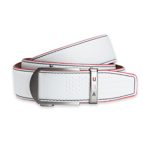 Nexbelt Cut To Fit Anthem USA White Golf Belt