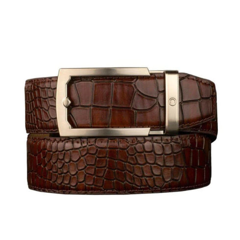 Nexbelt Cut To Fit Crocodile Embossed Golf Belt
