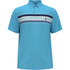 Engineered Coastal Ombre Chest Stripe Golf Polo