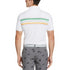 Engineered Coastal Ombre Chest Stripe Golf Polo