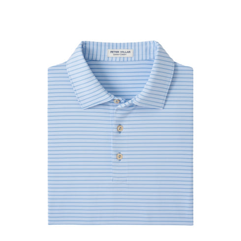 Heritage Performance Stripe Jersey Golf Polo