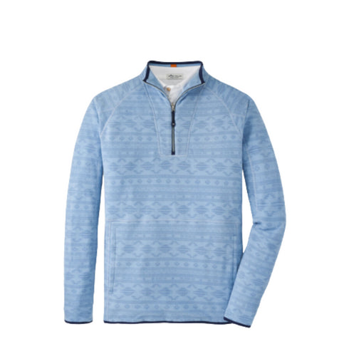 Thermal Flow Sedona Geo Print Micro Fleece 1/4 Zip Golf Pullover