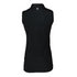 Banded Sport Mesh Solid Sleeveless Golf Polo