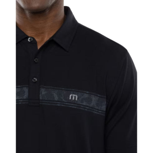 Thunder Roll Chest Stripe Golf Polo