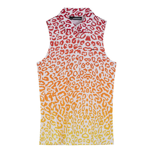 Dena Print Sleeveless Golf Top