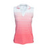 MATTR Stripe Sleeveless Golf Polo