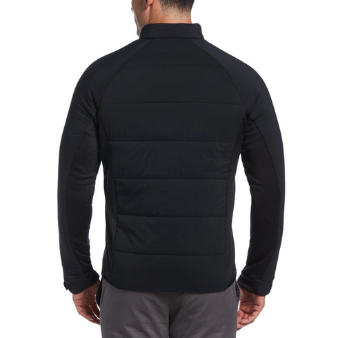 Mixed-Media 70's Insulated Jacket