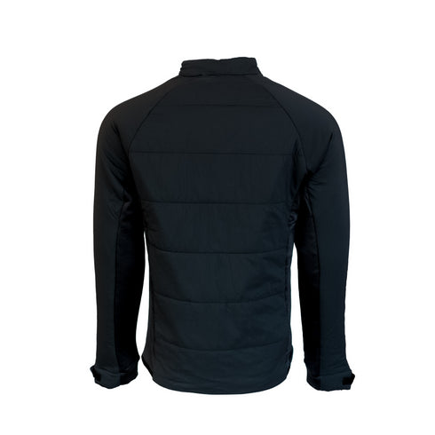 Mixed-Media 70's Insulated Jacket