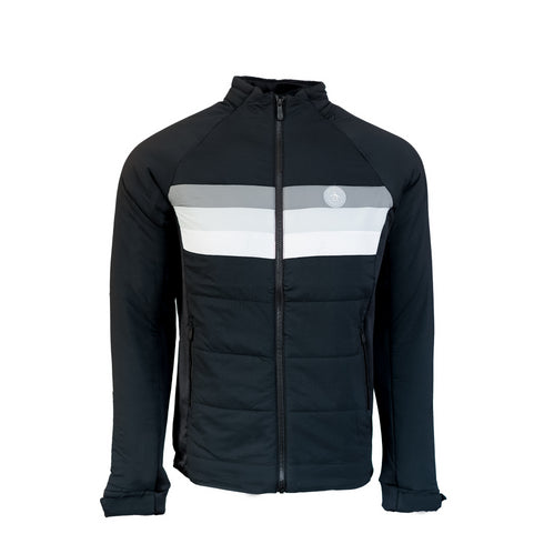 Mixed-Media 70's Insulated Jacket