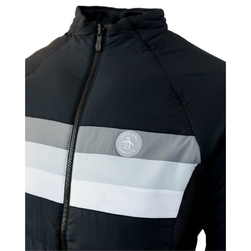 Mixed-Media 70's Insulated Jacket